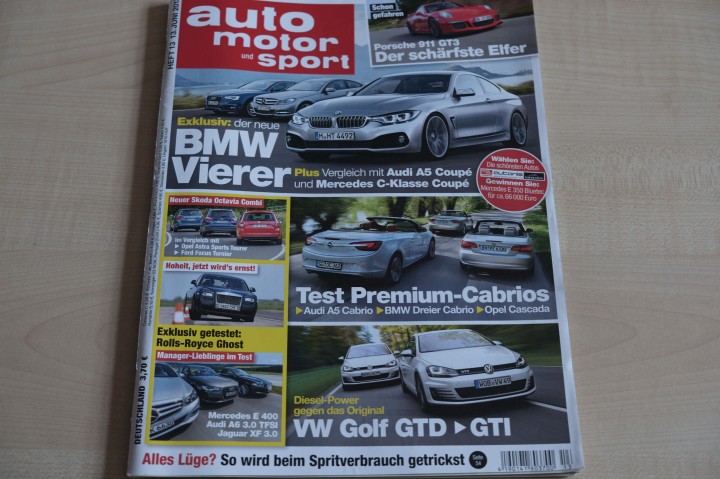 Deckblatt Auto Motor und Sport (13/2013)